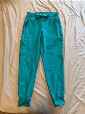 Med Couture Teal Cargo Joggers